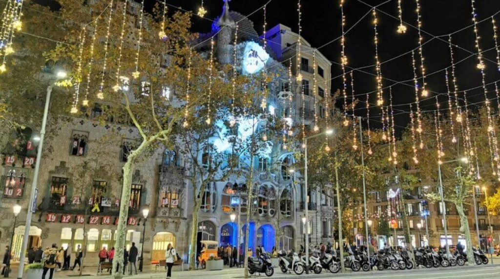 luces led alumbrado navideño barcelona