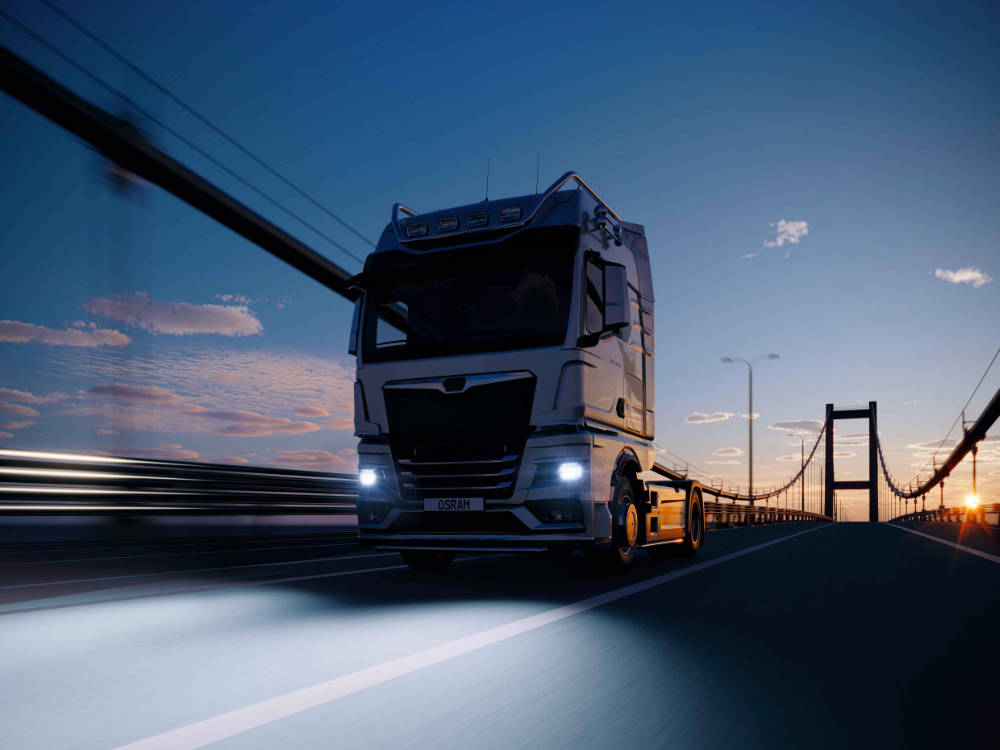 ams Osram lanza el TRUCKSTAR® LED H7 para camiones y vehículos comerciales